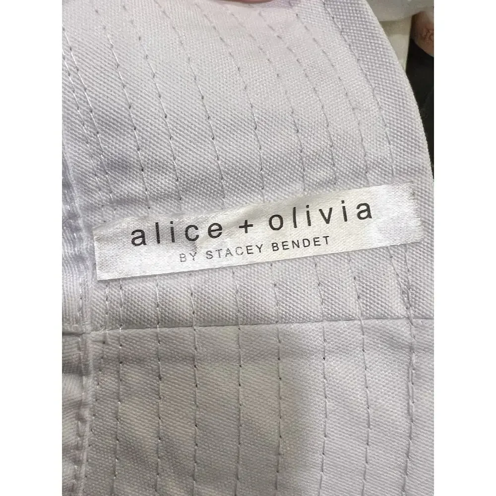 Alice + Olivia By Stacey Bendet Reversible Daisy Print Bucket Hat Black White